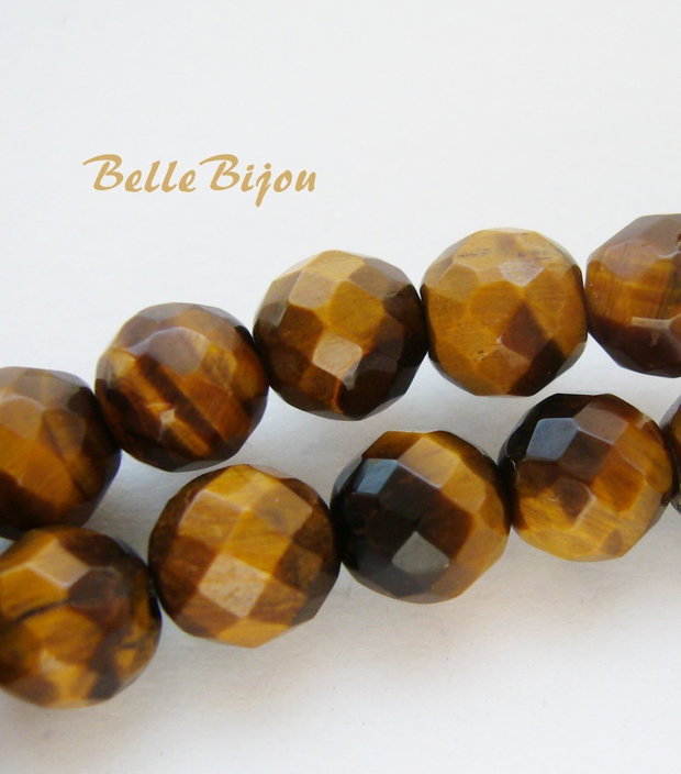 Ochi de tigru fatetat sfera 6 mm