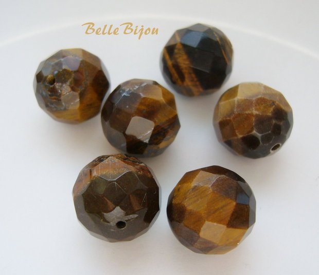 Ochi de tigru fatetat sfera 14 mm