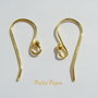 Tortite cercei din argint 925 aurit 18.5x10 mm