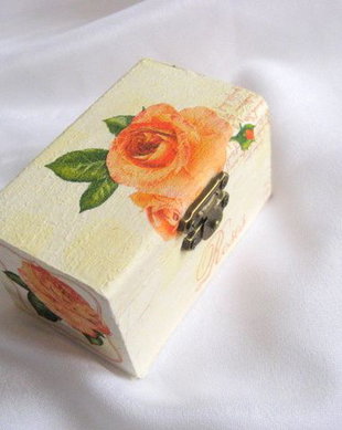 cutie lemn decorata 17193