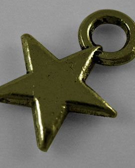 Charm stelua, bronz antichizat