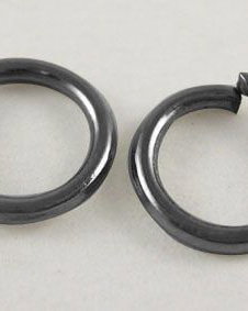 Zale negre, 6mm, 100 bucati