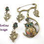 Set Buha - cercei+brosa # F0663