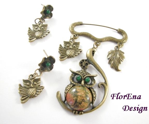 Set Buha - cercei+brosa # F0663