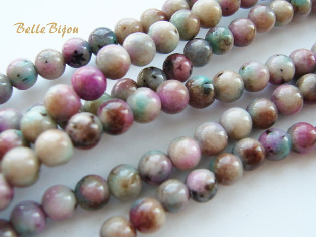 Compozit vopsit gri-violet-verde cu picaturi negre 4.5 mm (10 bucati)