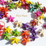 Stelute de mare din howlit vopsit 14x5 mm - culoarea ROSIE