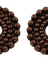 Distantier cupru antichizat, 10x10x2mm