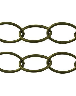 Lant bronz antichizat, 18x12mm