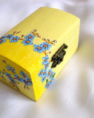 cutie lemn decorata 17323