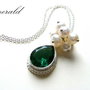 925 sterling silver EMERALD