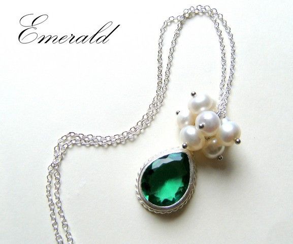 925 sterling silver EMERALD