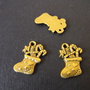 PANDANTIV BRONZ CIZMA DE CRACIUN - 18 X 12 MM