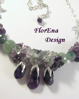 Amethyst - colier # F0679
