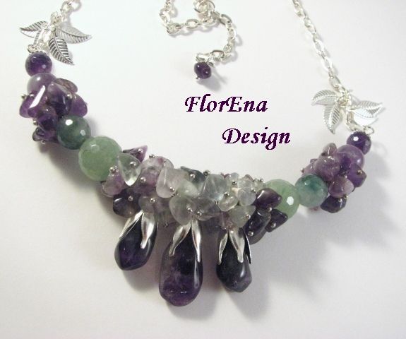 Amethyst - colier # F0679