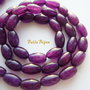 Agate mov bob de orez 6-7x4 mm