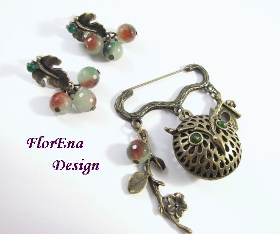 SET Buha - cercei+brosa # F0675