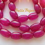 Agate grena bob de orez 6-7x4.5 mm