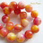 Candy jad in culori calde aprox 12.5 mm