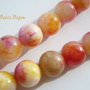 Candy jad in culori calde aprox 10.5 mm