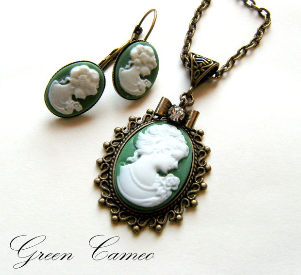 GREEN CAMEO - SET