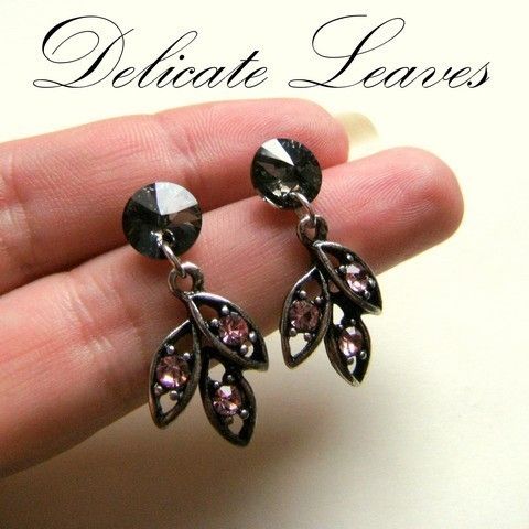 925 sterling silver DELICATE LEAVES - MOMENTAN REZERVAT!