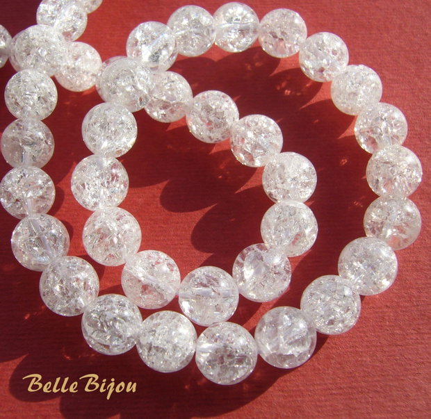 Cristal de gheata crackle 8.5-9 mm