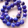 Agate fatetate regal blue cus tenta violet 8 mm