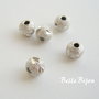 Margele stardust cu model din argint 925 de diametru 6 mm si gaura de 1.5 mm