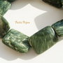 Seraphinite natural pandantiv aprox 25x18x6 mmm