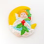 Ingeras pe luna - decoratiune magnet