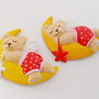 Ursulet care doarme pe luna - decoratiune magnet