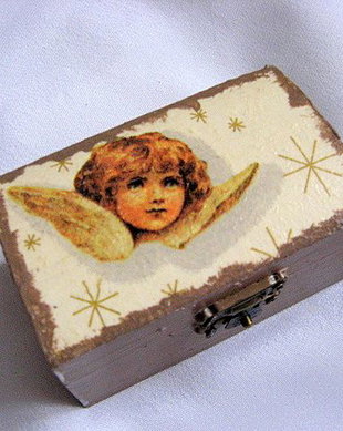 cutie lemn decorata 17904