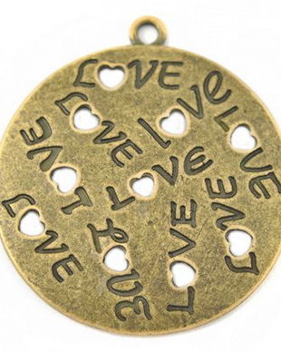 Pandantiv auriu, 43x39x1mm