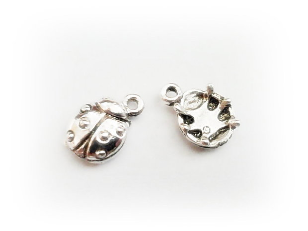 1b Charm placat cu argint '' Gargarita '' 10 x 13 mm