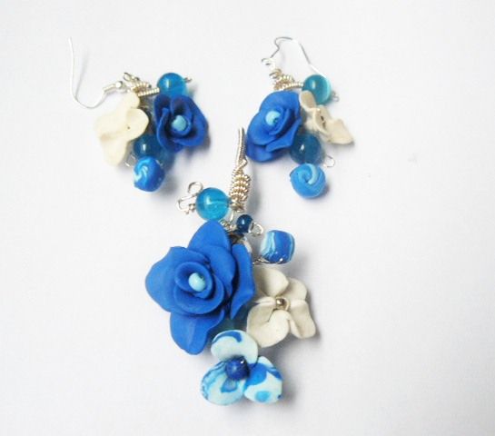 Set bleu si alb