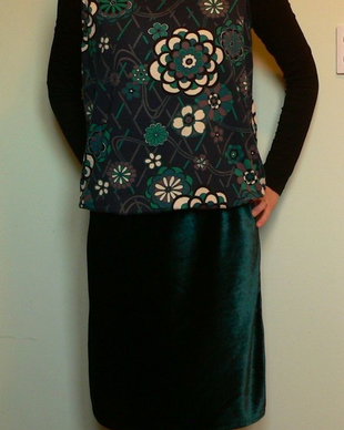 "My green dress"