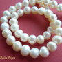 Perle de cultura usor turtite 7-8x5.5-6 mm