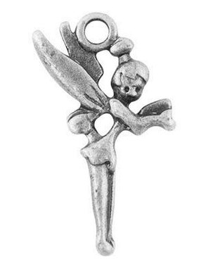 Charm Tinker Bell, argintiu antichizat