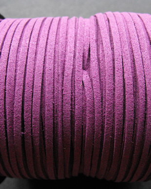 SNUR MOV IMITATIE PIELE INTOARSA - 3 X 1 MM - 1ML