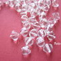 Cristale biconice cristal - clear aprox 6x6 mm (10 bucati)