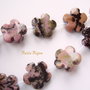 Rodonit floricele de diametru 15 mm si grosime 5 mm
