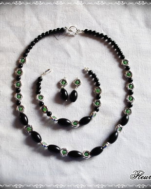 SET-ONIX NEGRU SI AVENTURIN VERDE-3