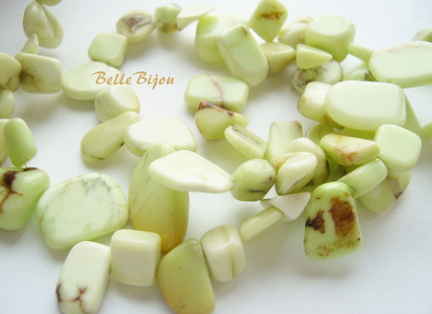 Yellow chrysoprase (citron chrysoprase) free form (10 bucati)