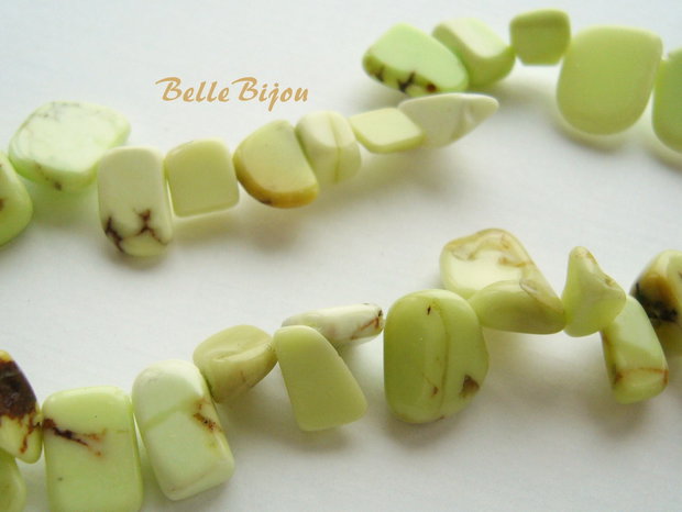Yellow chrysoprase (citron chrysoprase) free form (10 bucati)