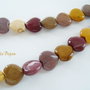 Inimioare din Mookaite Jasper 12x12 mm