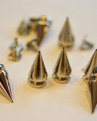 Tinte metalice argintii, 10x20 mm