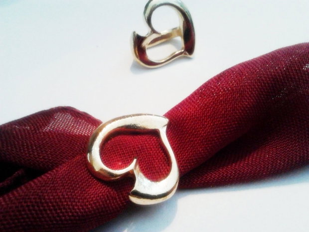 1b Element decorativ placat aur 18 x 19 mm
