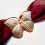 1b Pandantiv placat aur " Big Butterfly ''  40 mm