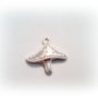 1b Charm placat argint '' Ciupercuta '' 15 x 18 mm