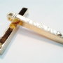 1b Pandantiv placat aur " Big Love  ''  5x5x50 mm